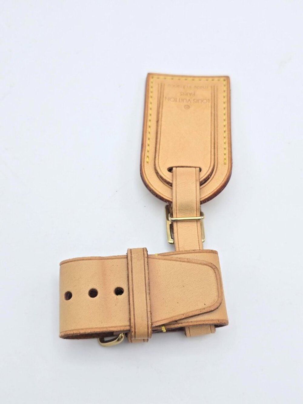 Louis Vuitton Small Luggage Tag – Monogram Canvas | Personalized M.M. Initials - Picture 5 of 7